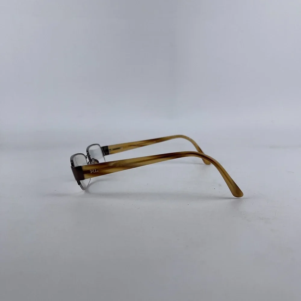 Ralph Lauren RL‎ 5034 9013 Women's Eyeglasses Frame Brown Half Rim 50-16-135mm